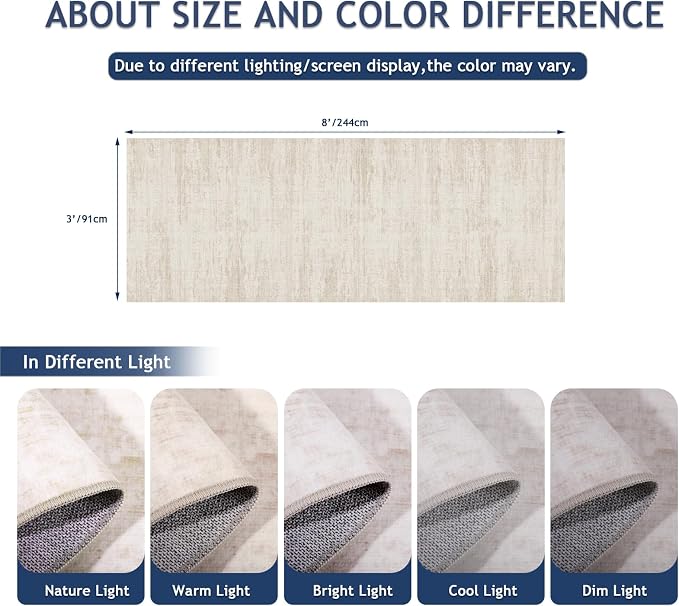 3x8 Runner Rug Non Slip Washable Rugs - Image 2