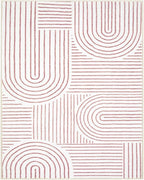 Lahome Abstract 8x10 Area Rugs, Soft Washable Rugs 8x10 Living Room Pink Rugs - Image 7