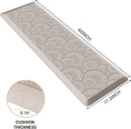 Mattitude 4/5 Inch Kitchen Mat, 17.3x59in Heavy Duty Ergonomic Comfort Foam - Image 2