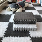 Smabee Interlocking Carpet Shaggy Soft EVA Foam Mats Fluffy Area Rugs - Image 7