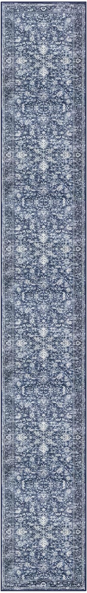 KILOCOCO Hallway Runner 3x18 Rug Runner Printed Vintage Floral Washable Kitchen - Image 9
