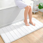 OLANLY Memory Foam Long Bathroom Rugs Runner 47x20, Super Soft Absorbent Bath by OLANLY