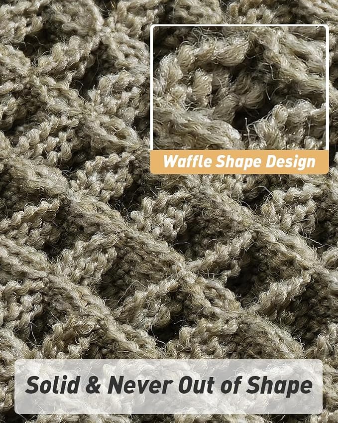 AMOAMI Upgraded Waffle Bath Mat, Super Absorbent Non Slip Bath Mats - Image 5