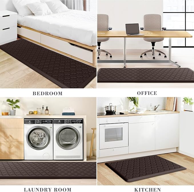 Kitchen Mat Cushioned Anti-Fatigue Floor Mat Water Resistant Non-Skid Kitchen - Image 7