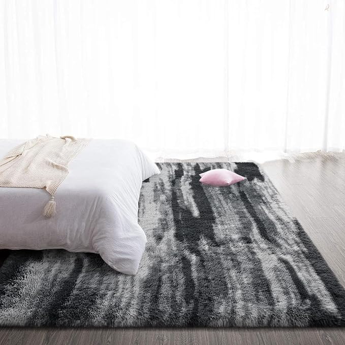 TWINNIS Super Soft Shaggy Rugs Fluffy Carpets, 4x5.9 Feet, Indoor Modern Plush - Image 5