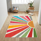 STARUIA Boho Washable Rug 4'x6' Kids Area Rug - Image 3