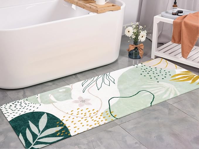 Lahome Green Hallway Runner Rug - Image 5