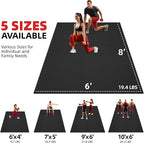 GymCope Extra Large Exercise Mat, Shoe-Friendly, High-Density, Weight Lifting - Image 5