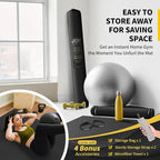 CAMBIVO Large Exercise Mat for Home Workout, Shoe-Friendly, Non-Slip Gym Mat - Image 9