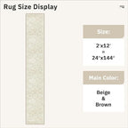 Soalmost Runner Rug 2x12 Washable Non-Slip Hallway Runner Rugs - Image 5