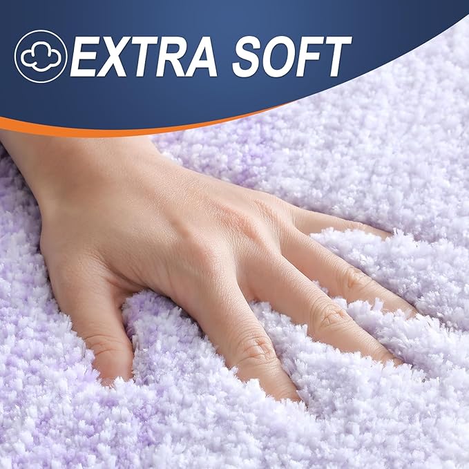 OLANLY Large Bathroom Rugs Mat 54x24, Extra Soft Absorbent Microfiber Bath Rug - Image 3