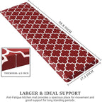WISELIFE Kitchen Runner Rugs Anti-Fatigue mats - Image 2
