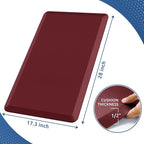 KitchenClouds Kitchen Mat Cushioned Anti Fatigue Rug 17.3"x28" Water Resistant - Image 2