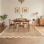 GarveeHome Scalloped Washable Rug 8x10 Rugs - Image 9