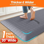 StepRite 1” Thick Kitchen Mats for Floor, Anti Fatigue Kitchen Rugs, Heavy Duty - Image 2