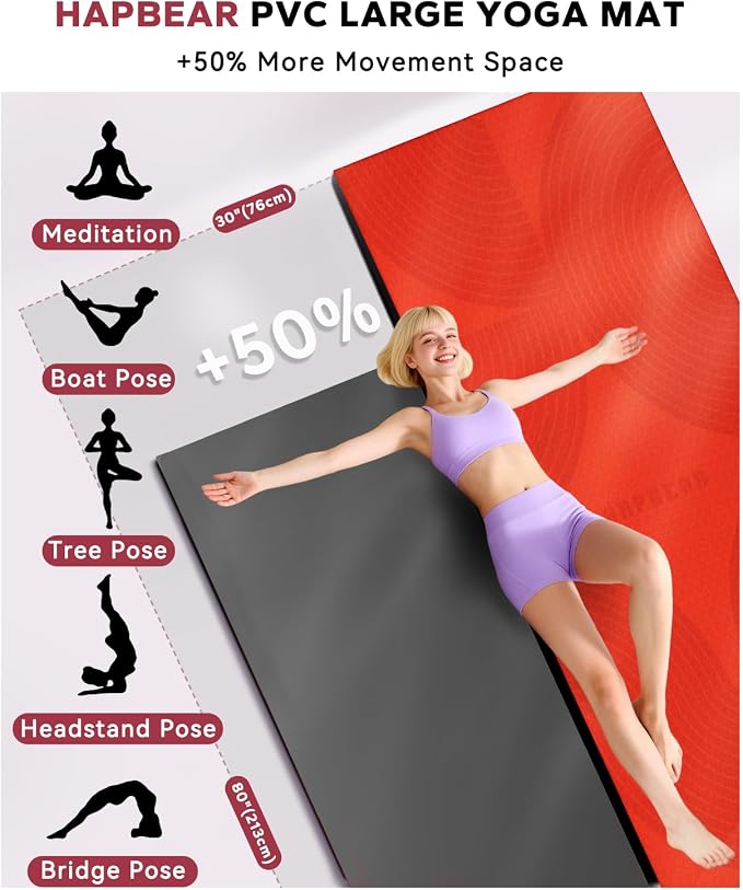 HAPBEAR Large Yoga Mat - Image 2