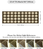 Lahome Zelie Washable Kitchen Runner Rug 2x6, Moroccan Trellis Non Skid Low - Image 2