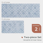 FRESHMINT Kitchen Mat Set of 2, Anti-Fatigue Cushioned Kitchen Mats - Image 6