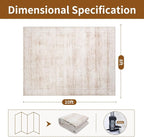8x10 Washable Area Rugs for Living Room, Dining Room- Modern Abstract Large - Image 2