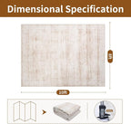 8x10 Washable Area Rug, Soft Area Rugs - Image 2