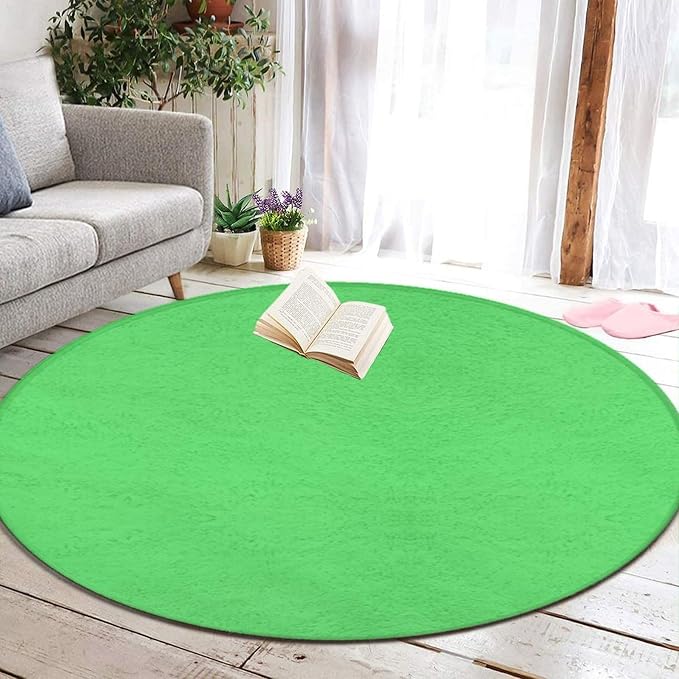 Large Round Area Rug Home Decor Modern Bathroom Rug Kitchen Office Circle Rug - Image 5