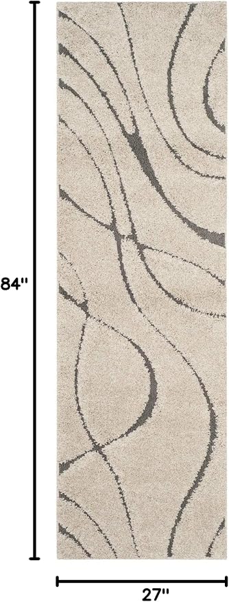 SAFAVIEH Florida Shag Collection Runner Rug - Image 2