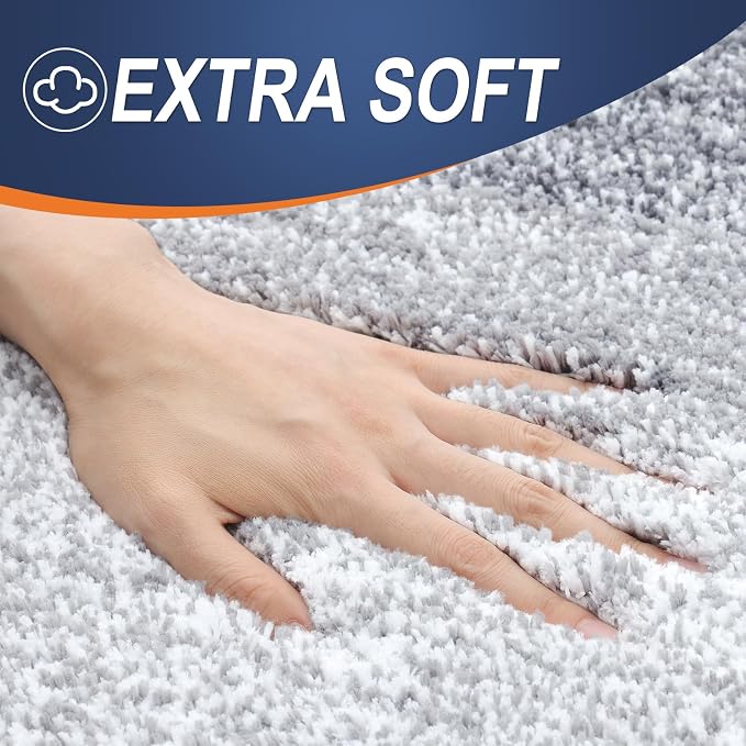 OLANLY Bathroom Runner Rugs Mat 59x24, Extra Soft Absorbent Microfiber Bath Rugs - Image 2