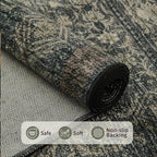 9x12 Washable Area Rug for Living Room, Extra Large, Durable Low Pile Non Slip - Image 7