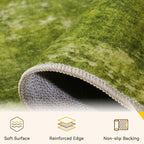 RELEANY Washable Area Rugs 9'x12' Non-Slip Modern Abstract Soft - Image 5