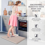 HappyTrends Kitchen Runner Rugs Anti-Fatigue mats, 17.3"x 28", Non Slip - Image 5