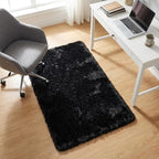 Mugorn Black Rugs for Bedroom, 3x5 Feet Fluffy Area Rugs for Living Room - Image 4