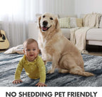 5x7 Ft Large Shag Rugs for Bedroom Living Room for Men Boys, Tie Dyed Ultra - Image 6