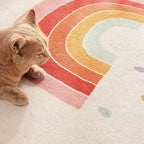 Poowe Round Kids Playroom Animals Rug - Image 2