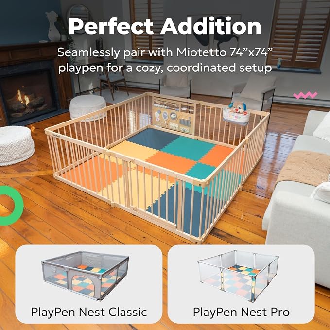 MioTetto Baby Play Mat, Soft Foam Floor Tiles - Image 3