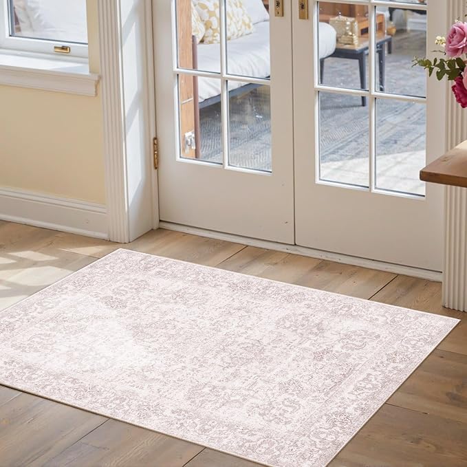Rugxara 2x3 Door Mat Indoor Entrance, Washable Non Slip Kitchen Bathroom Rugs by Rugxara