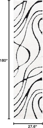 SAFAVIEH Florida Shag Collection Runner Rug - Image 2