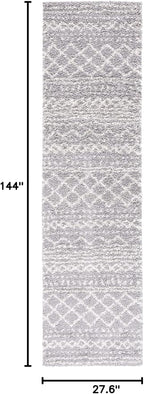 SAFAVIEH Arizona Shag Collection Runner Rug - Image 2