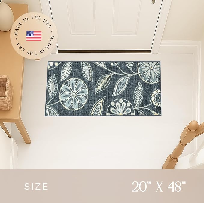 Maples Rugs Reggie Floral Runner Rug - Image 4
