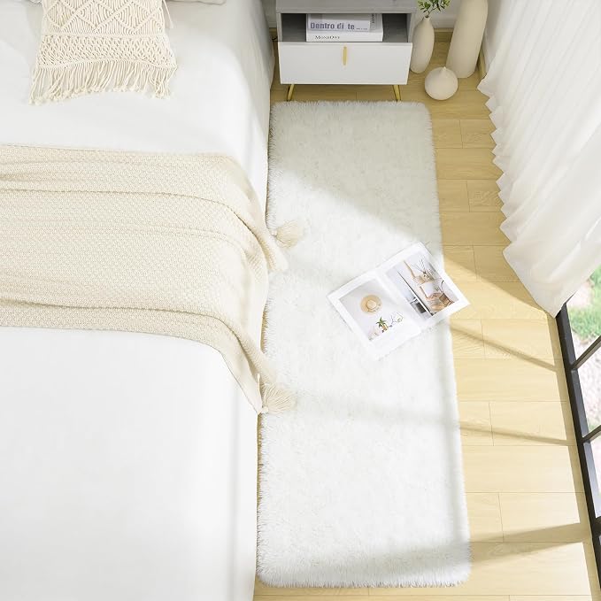 BENRON Soft Runner Rugs for Bedroom 2x6, Washable Long Runners for Hallway - Image 2
