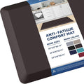 KitchenClouds Kitchen Mat Cushioned Anti Fatigue Rug 20"x39" Water Resistant by KitchenClouds