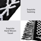 IOHOUZE Kitchen Hallway Runner Rug -2'x6' Boho Black White Entryway Runner Rugs - Image 4