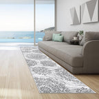 HEBE Hallway Runner Rug 2'8''x12' Washable Vintage Distressed Area Rugs Non - Image 7
