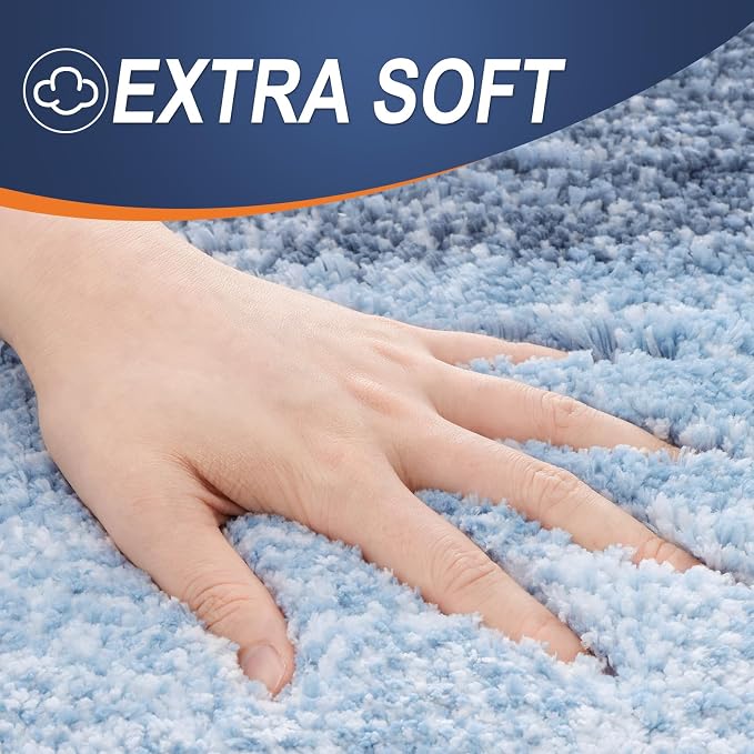 OLANLY Large Bathroom Rugs Mat 40x24, Extra Soft Absorbent Microfiber Bath Rugs - Image 2