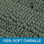 H.VERSAILTEX 2 Piece Bathroom Rugs Bath Mats Sets Super Absorbent Chenille - Image 3