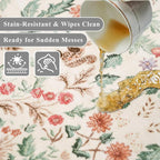 Botanical Beige 3x5 Area Rug - Image 5