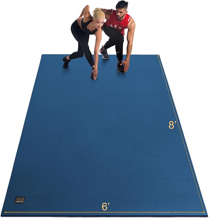 GXMMAT Extra Large Exercise Mat 16'x6'/12'x6'/10'x6'/8'x6', Extra Wide Workout by GXMMAT