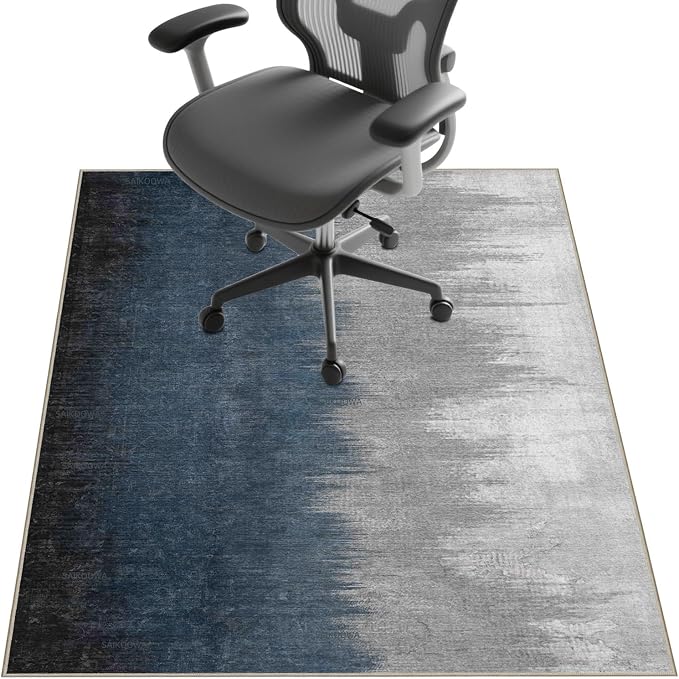 Chair Mat for Hardwood Floor, Anti-Slip Floor Protector for Home Office by SAIKOOWA