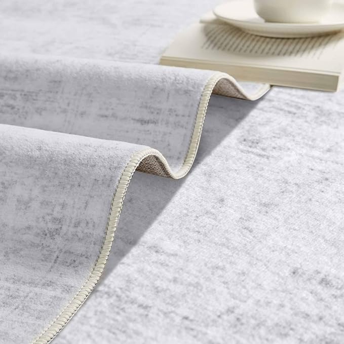 Latte&Fog 5x7 Washable Area Rugs - Image 8