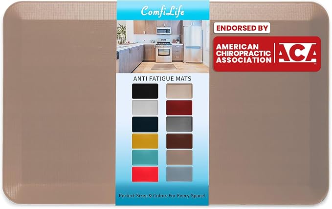 ComfiLife Anti Fatigue Floor Mat – 3/4 Inch Thick Kitchen Mats by ComfiLife