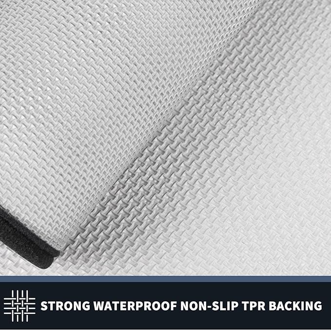 PURRUGS Dirt Trapping Door Mat 34" x 60", Non-Slip Machine Washable Entryway Rug - Image 4